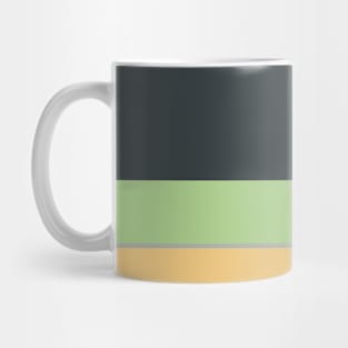 A fabulous composition of Greyish, Onyx, Oxley, Pale Olive Green and Pale Gold stripes. Mug